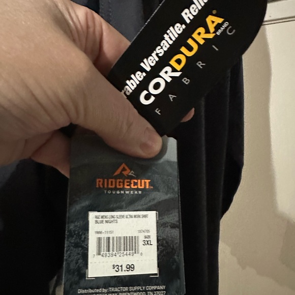 Ridgecut Toughwear Men's Shacket Shirt Jacket Grey~ Size 3XL New with Tags - Picture 4 of 5